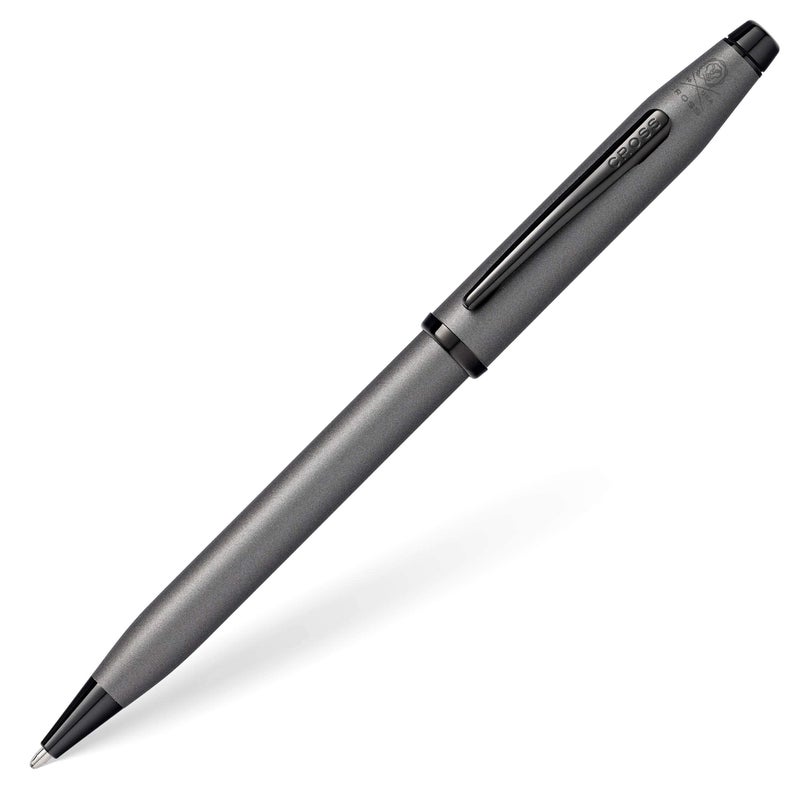 Cross Century II Refillable Ballpoint Pen Presented in a Luxury Gift Box - Medium Point, Black Ink, Brushed Gunmetal Gray - Image 1